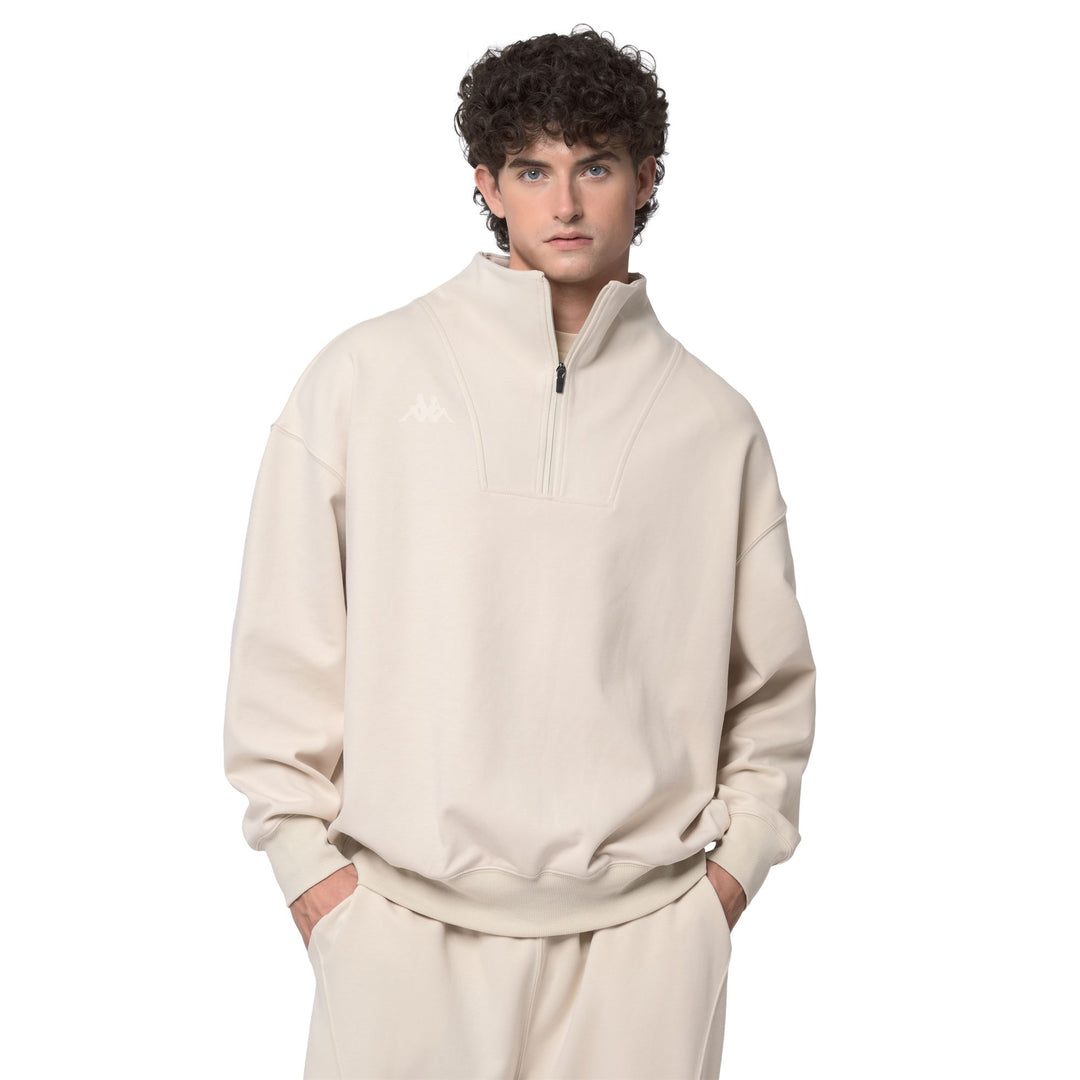ITHER - Fleece - Jumper - Man - BEIGE CREAM 01