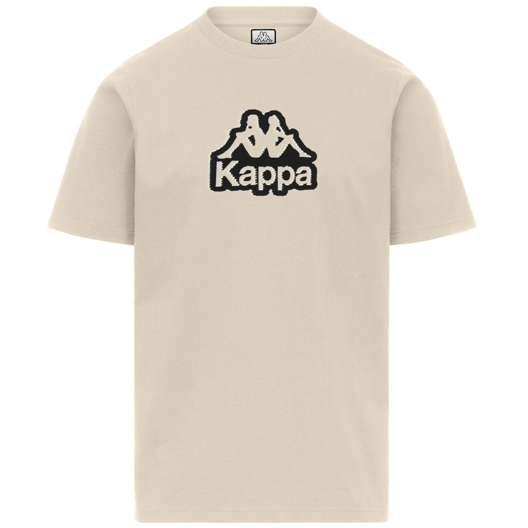 Beige Men's Sportswear Regular Fit T-Shirt in Cotton Jersey main