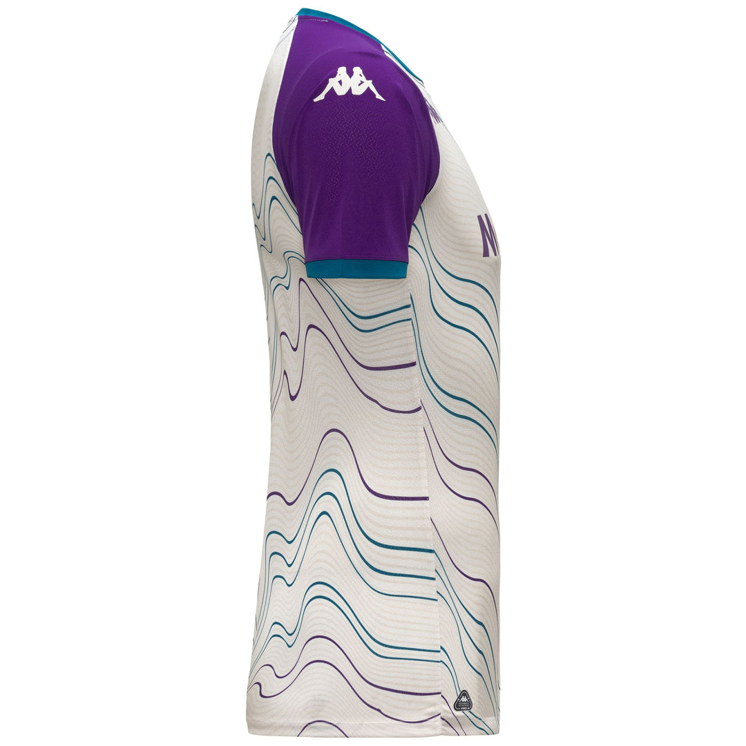 Camiseta de fútbol ACF Fiorentina blanca para hombre en tejido texturizado main