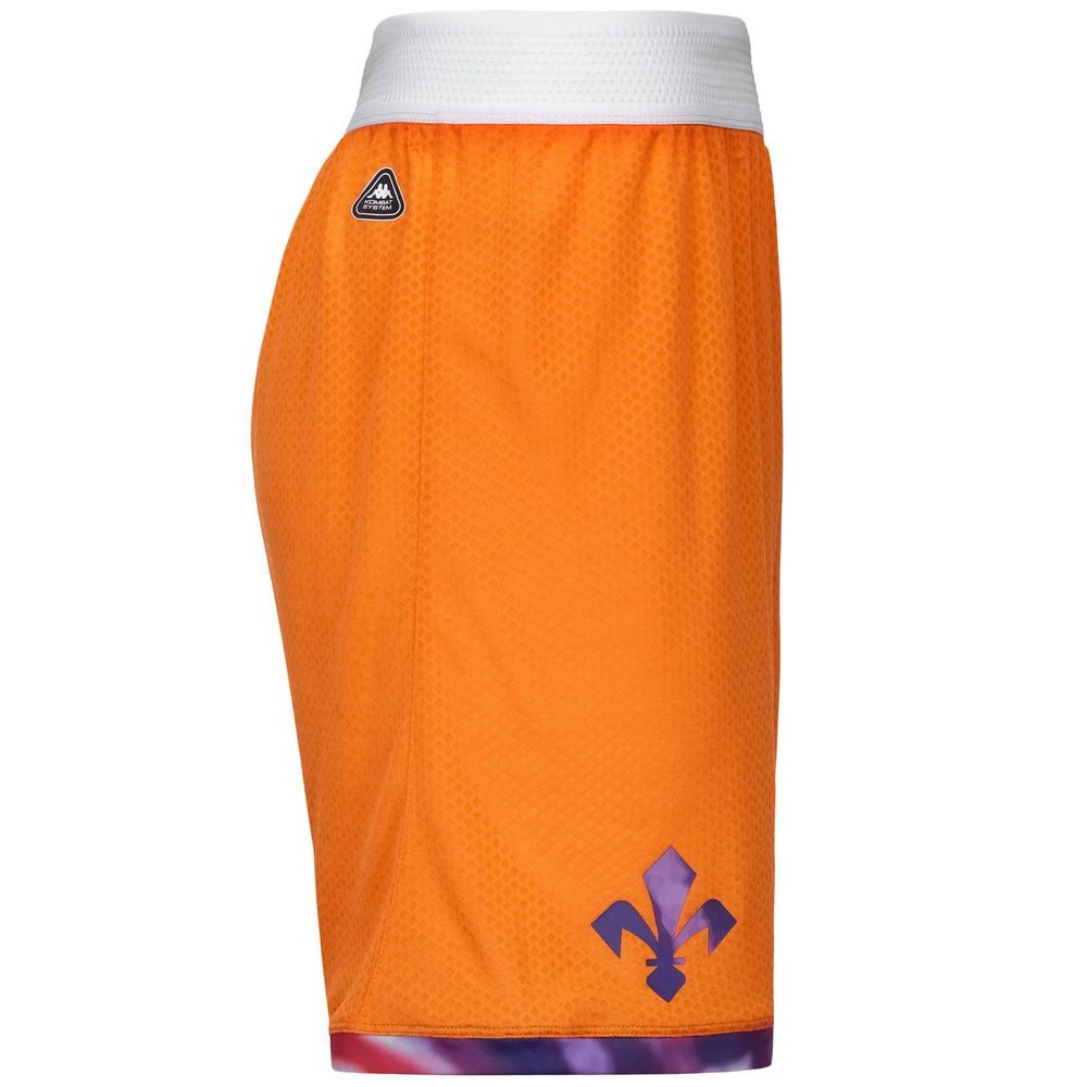Orange Men's ACF Fiorentina Football Shorts with Comfortable Fit 02