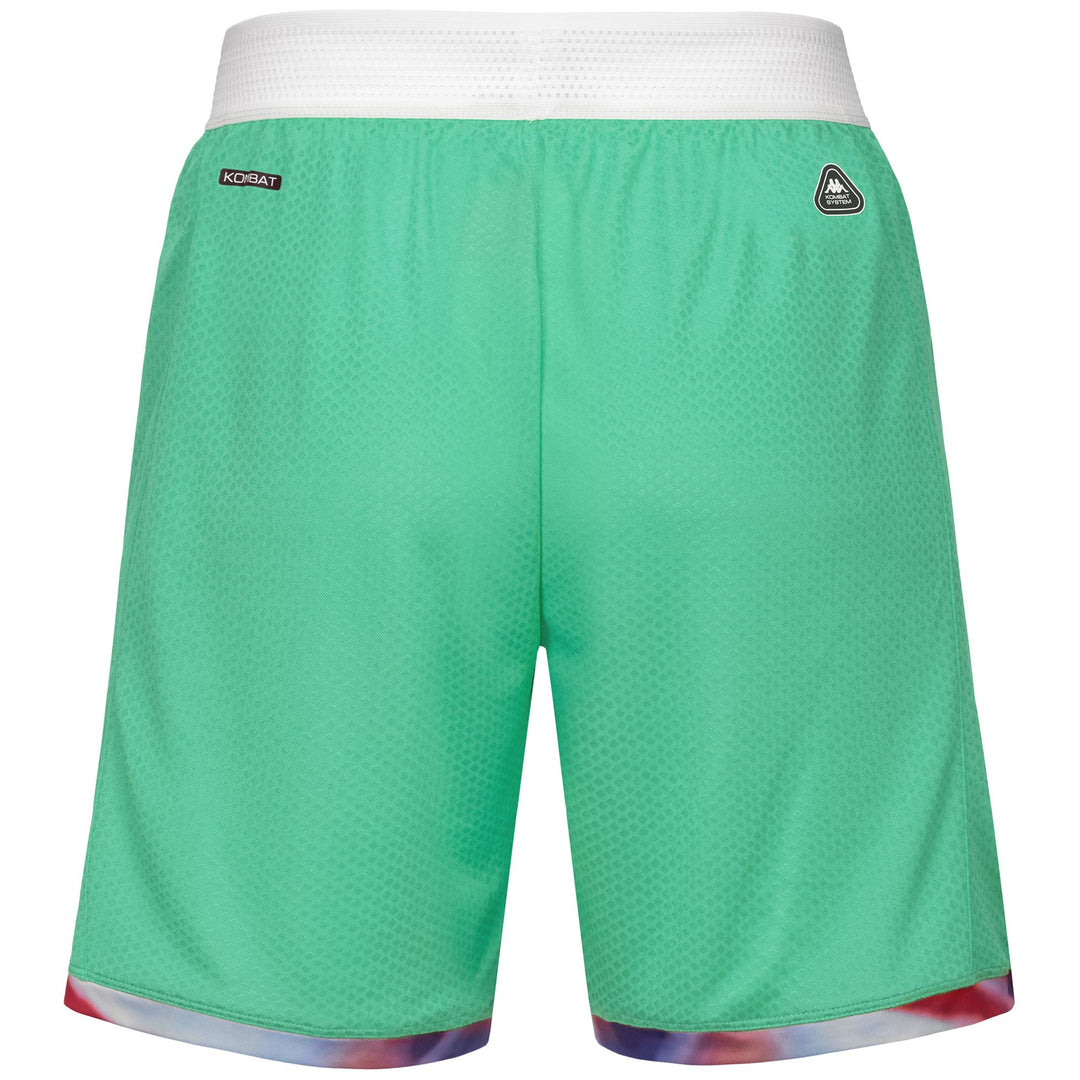 KOMBAT RYDER 2026 FIORENTINA - Shorts - Pantaloncini sportivi - Uomo - GREEN IRISH-VIOLET INDIGO main