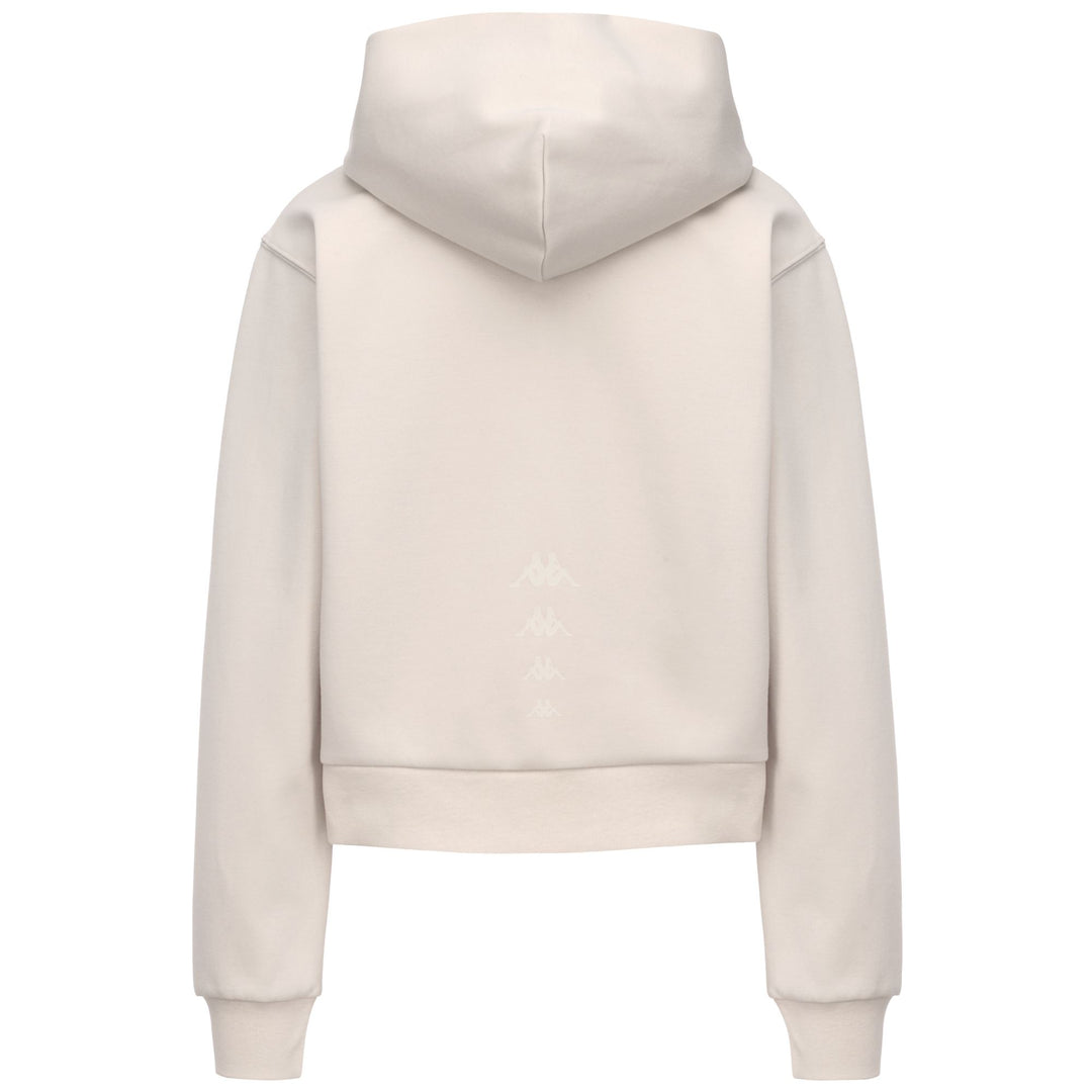Beige Women's Regular Fit Full Zip Hoodie for Training main