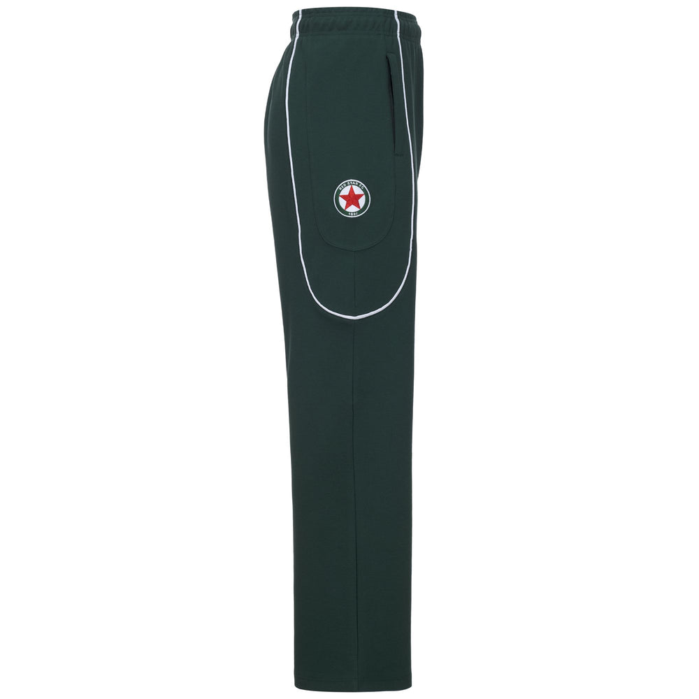 Green Men's Comfort Fit Red Star Football Supporter Pants 02