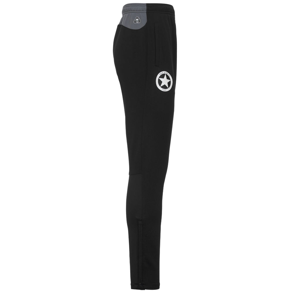 Black Men's Slim Fit Recycled Polyester Training Pants 02