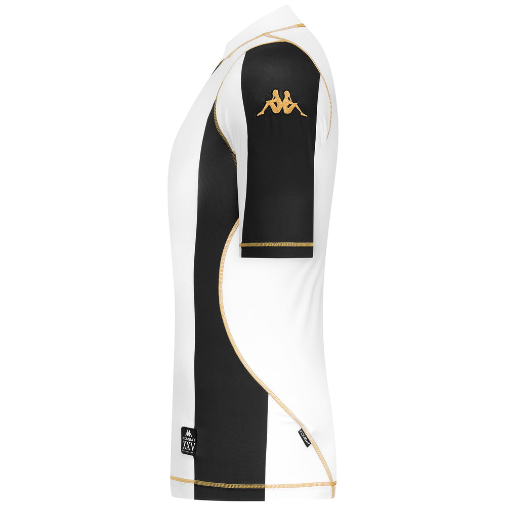 White and black Men's Active Jersey in Stretch Fabric 02