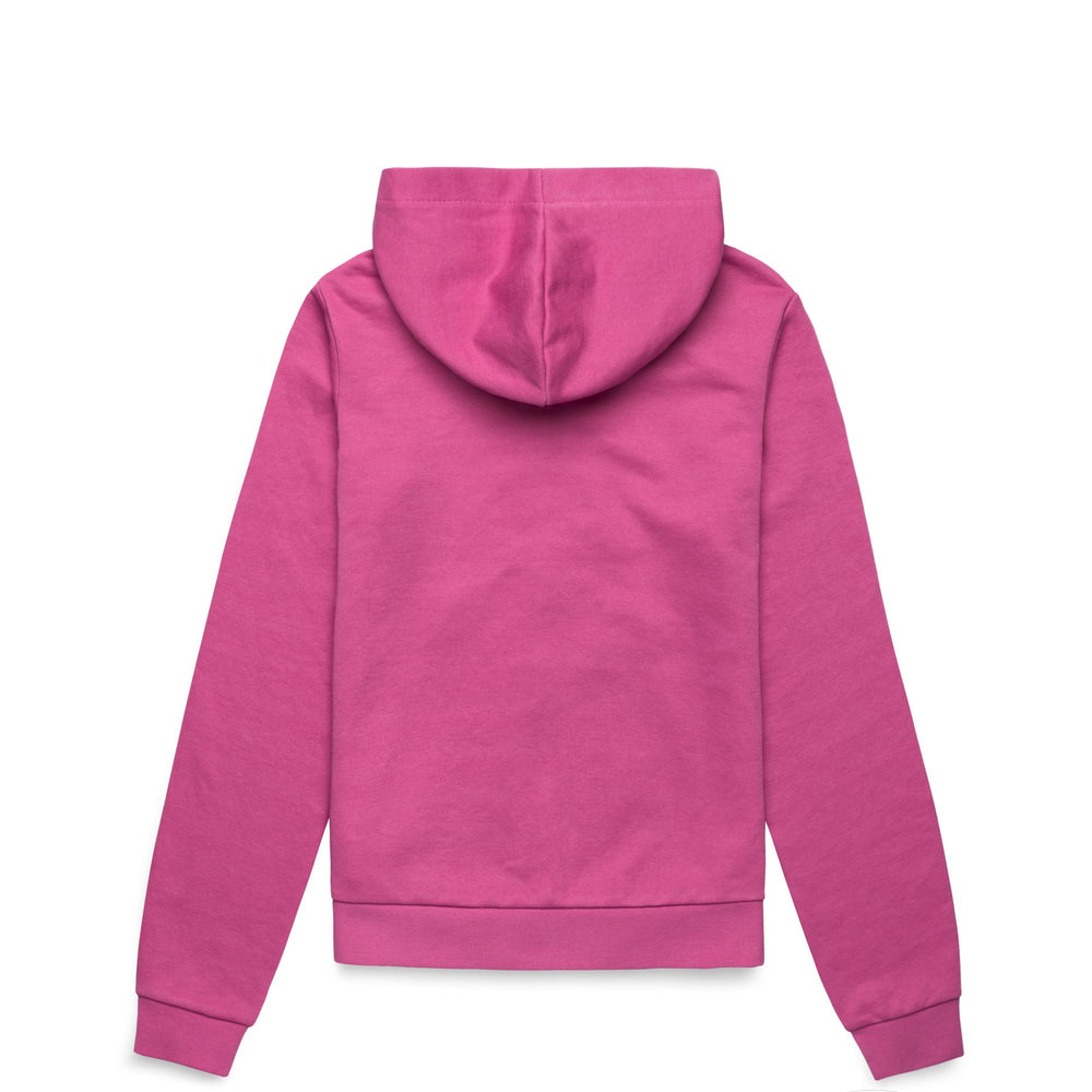 Felpa con cappuccio in pile unisex rossa per bambini con cerniera e tasche 02