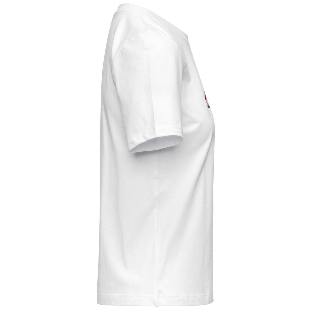 T-shirt de sport blanc pour femme, coupe classique main