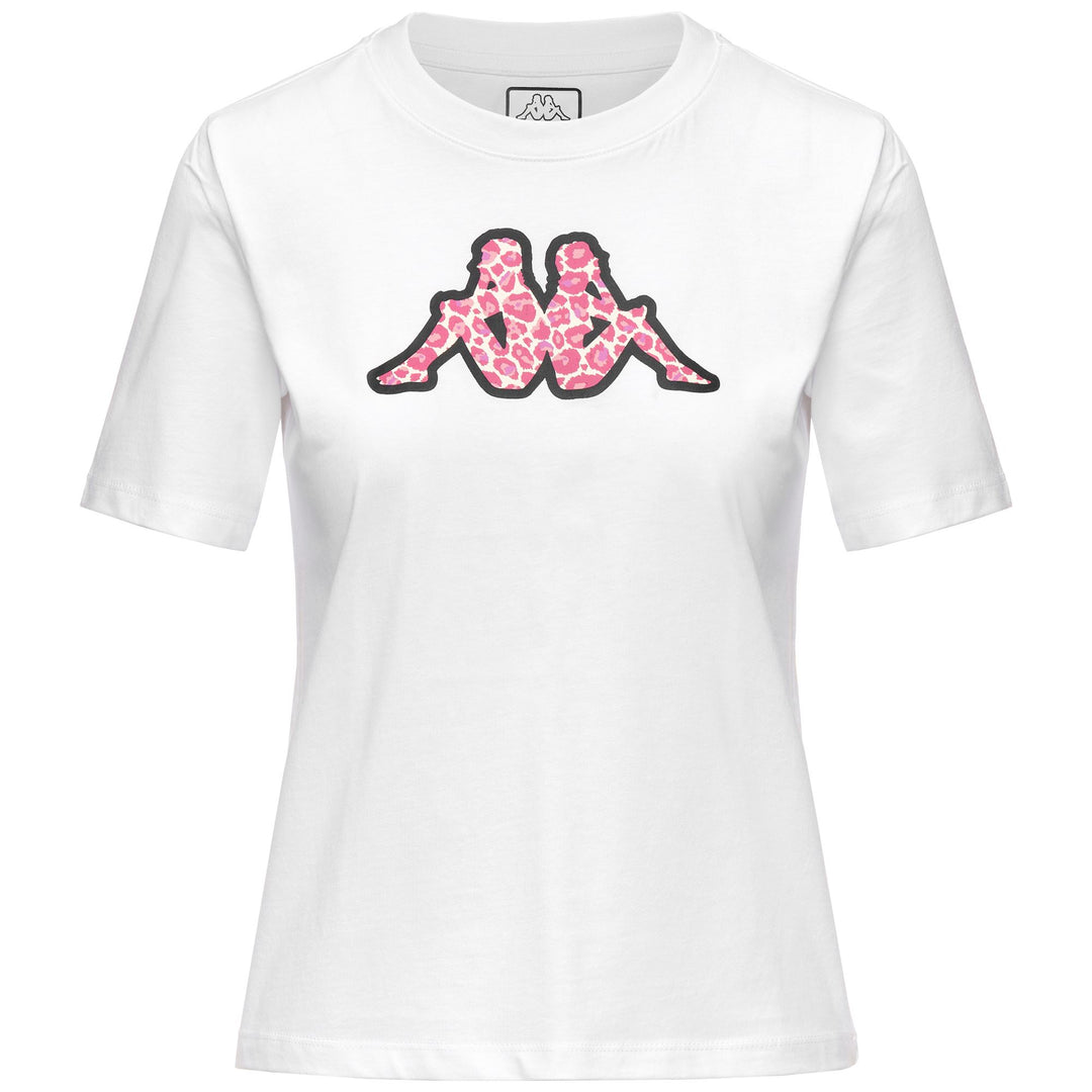 T-shirt de sport blanc pour femme, coupe classique main