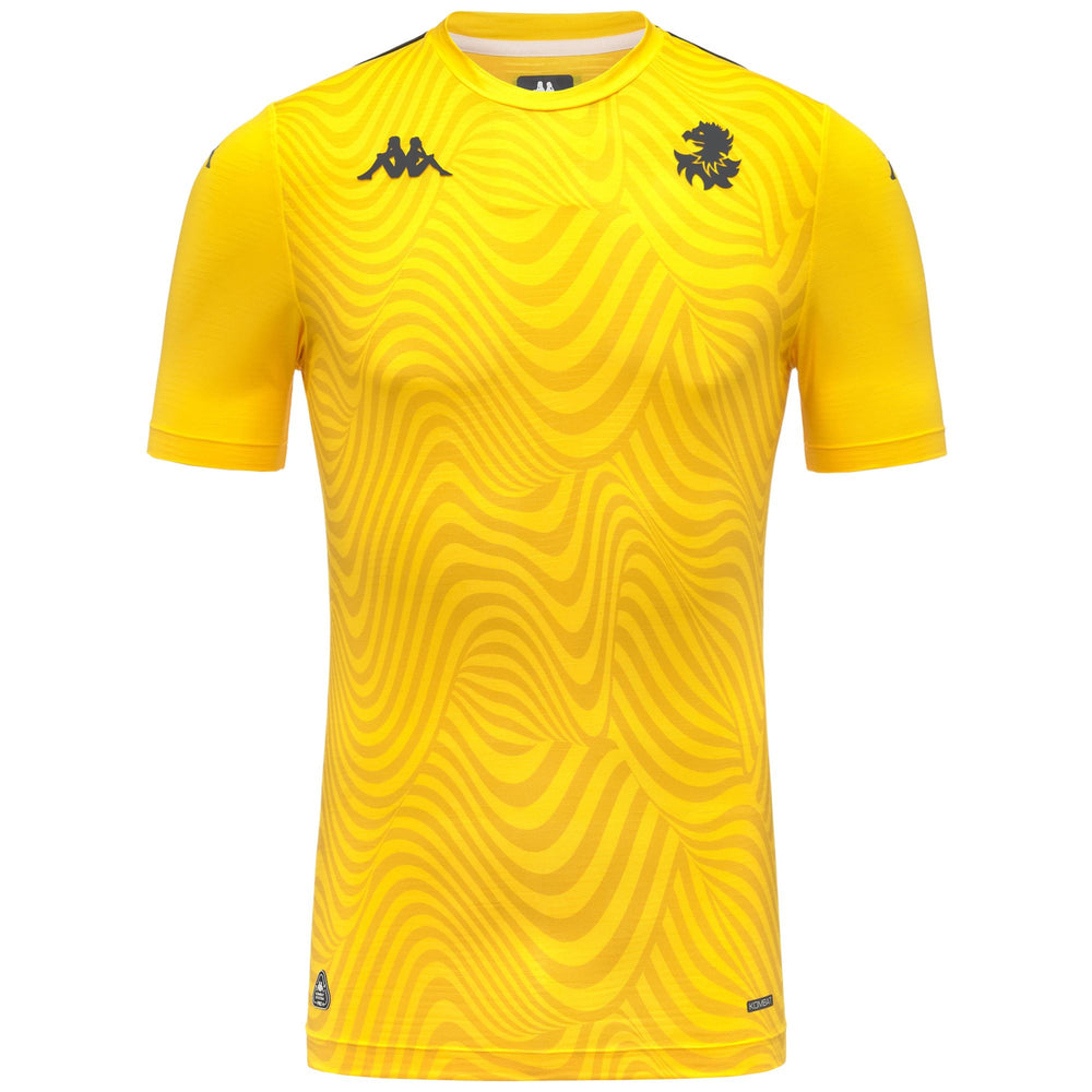 Camiseta deportiva de portero amarilla para hombre con protección Hydro-Way 02