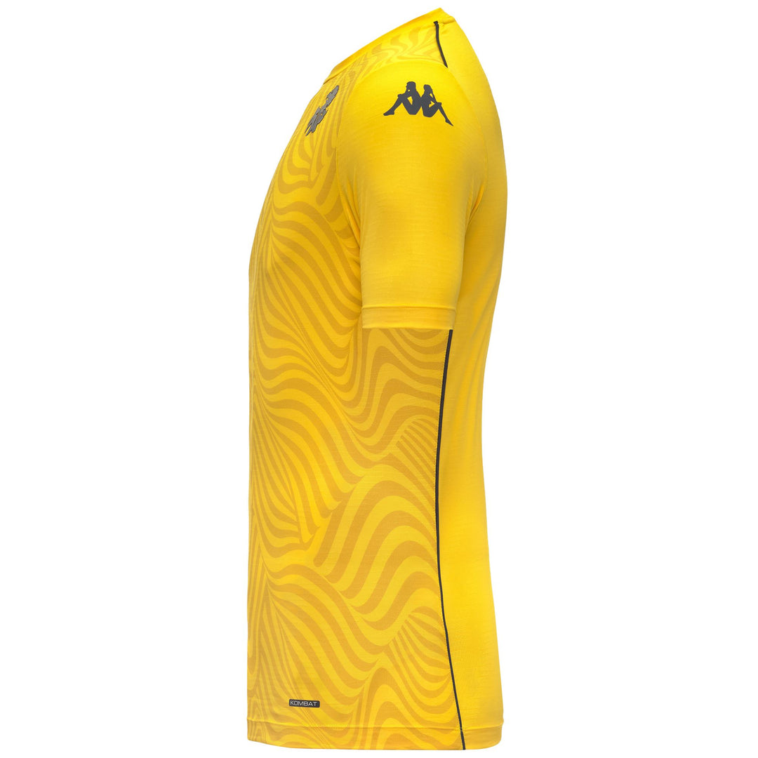 Yellow Men's Genoa Football Goalkeeper Slim Fit Shirt main