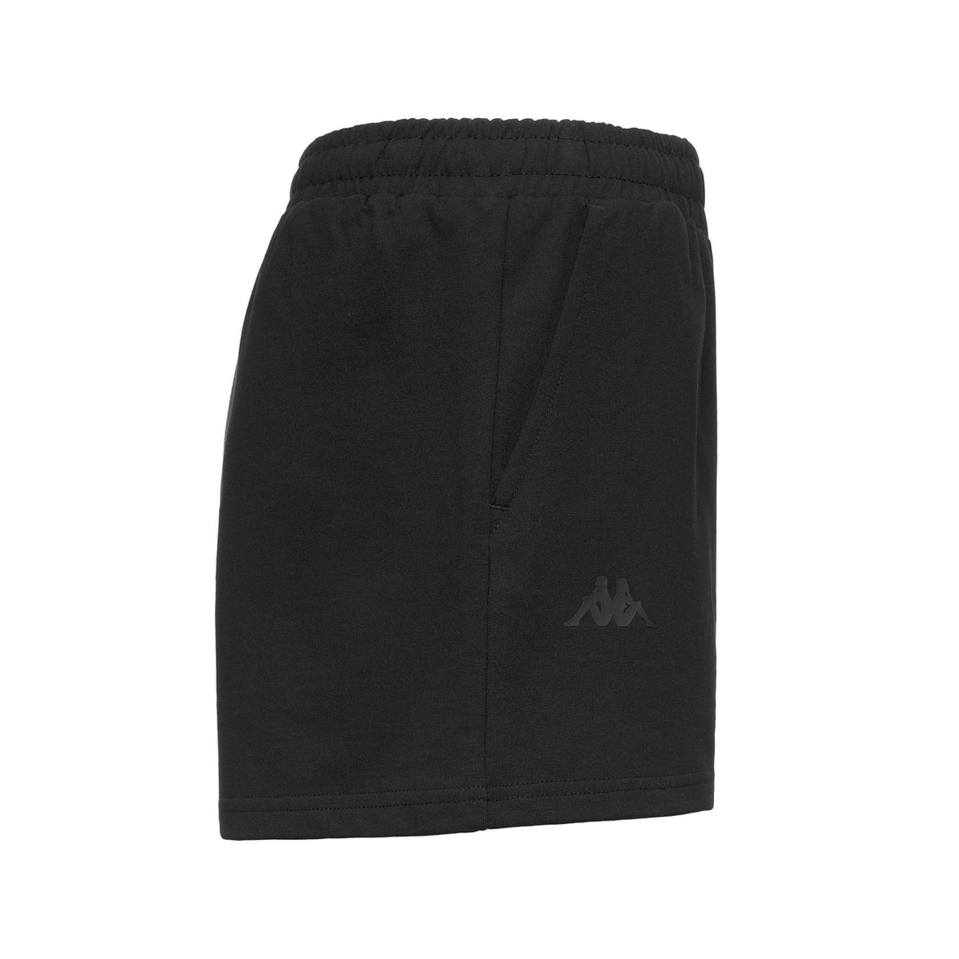 Black Women's Regular Fit Cotton Sport Shorts main