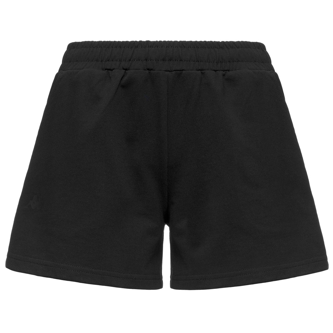 Black Women's Regular Fit Cotton Sport Shorts 01
