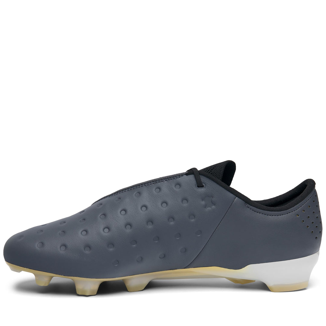 Black Men's Low Cut Soccer Shoes for Firm Grounds main
