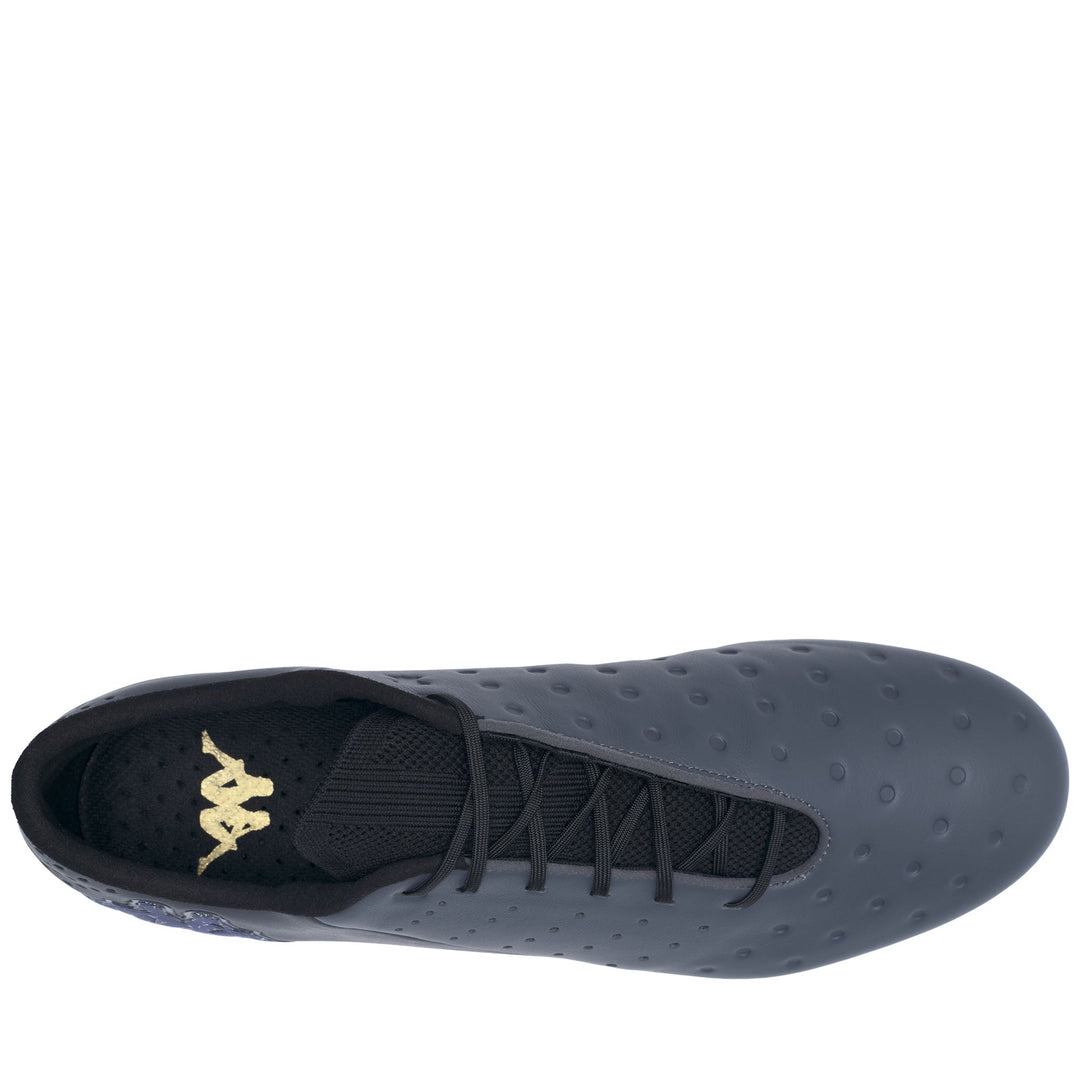 Black Men's Low Cut Soccer Shoes for Firm Grounds main