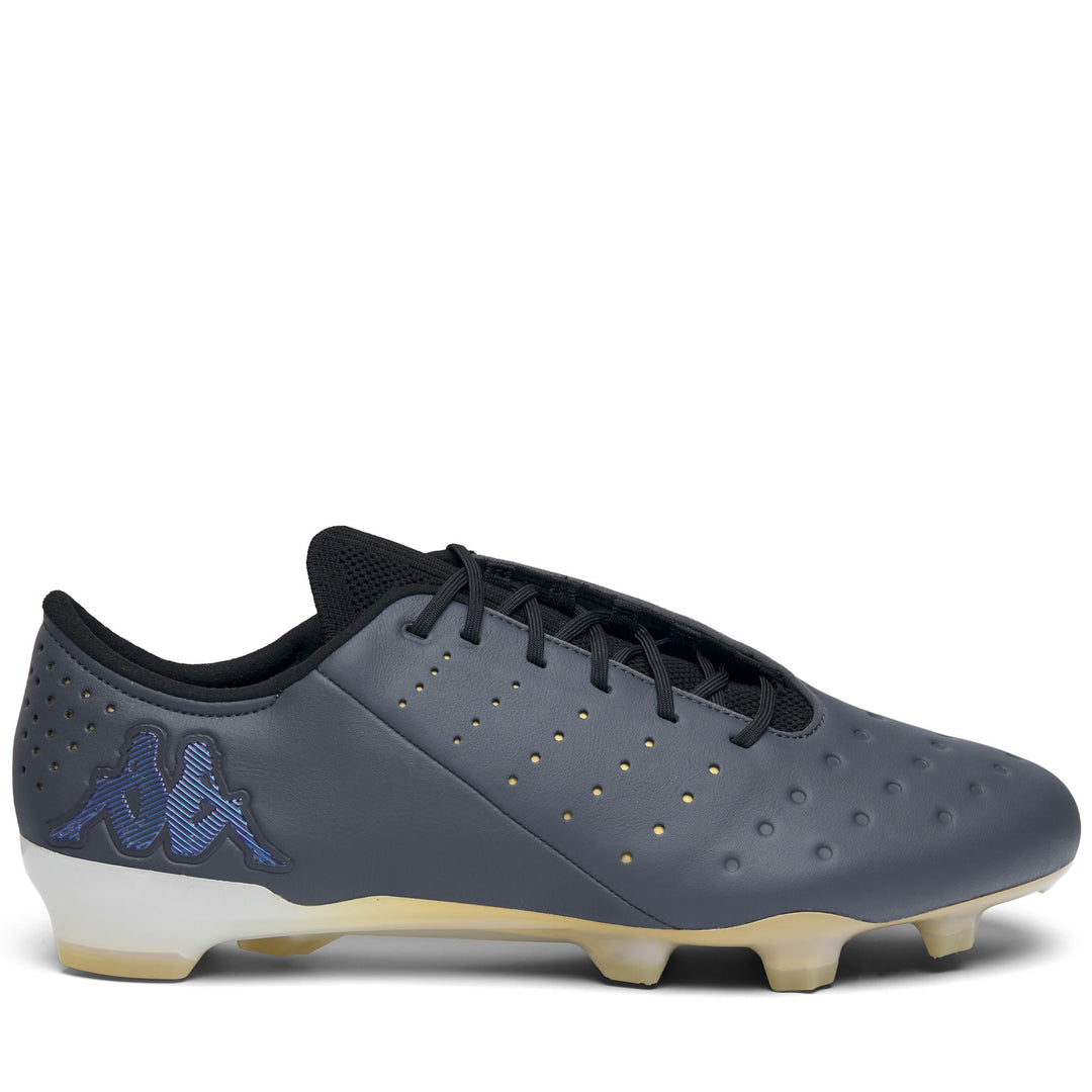 Black Men's Low Cut Soccer Shoes for Firm Grounds main