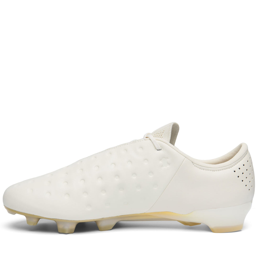 Scarpe da calcio basse da uomo bianche per terreni compatti main
