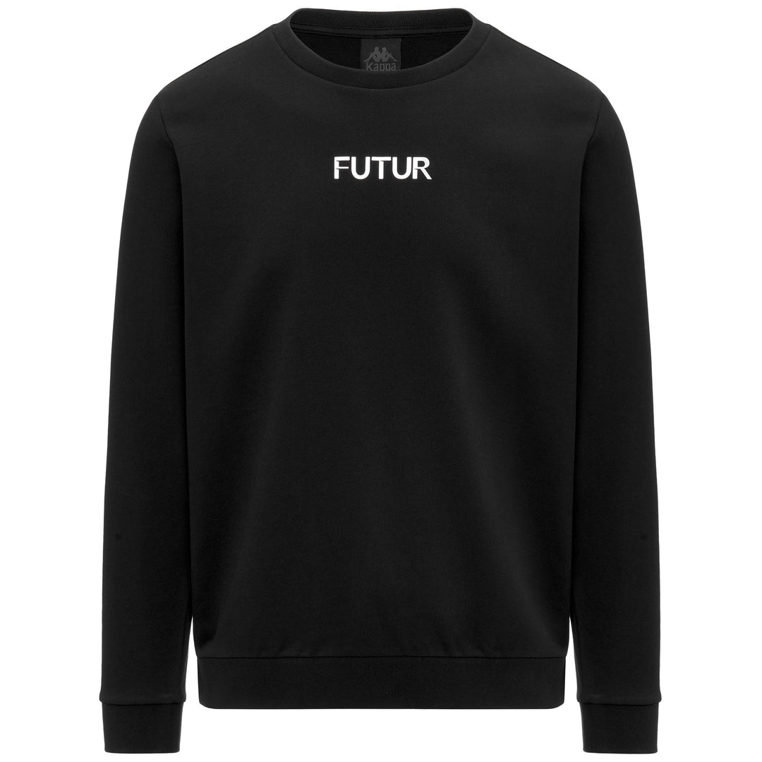 Kappa FuturFestival Black Men's Comfort Fit Fleece Jumper 01