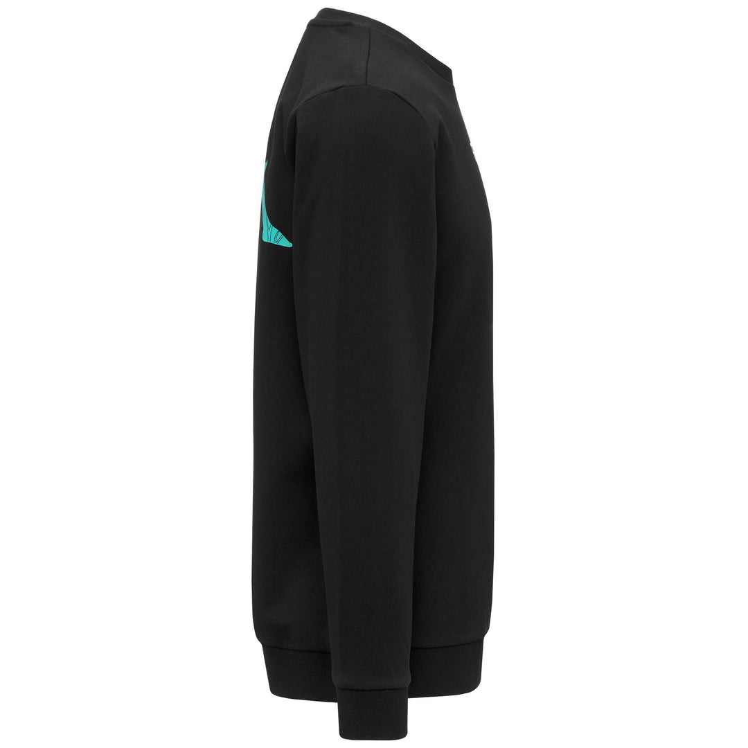 Pull polaire noir pour homme, coupe confortable main