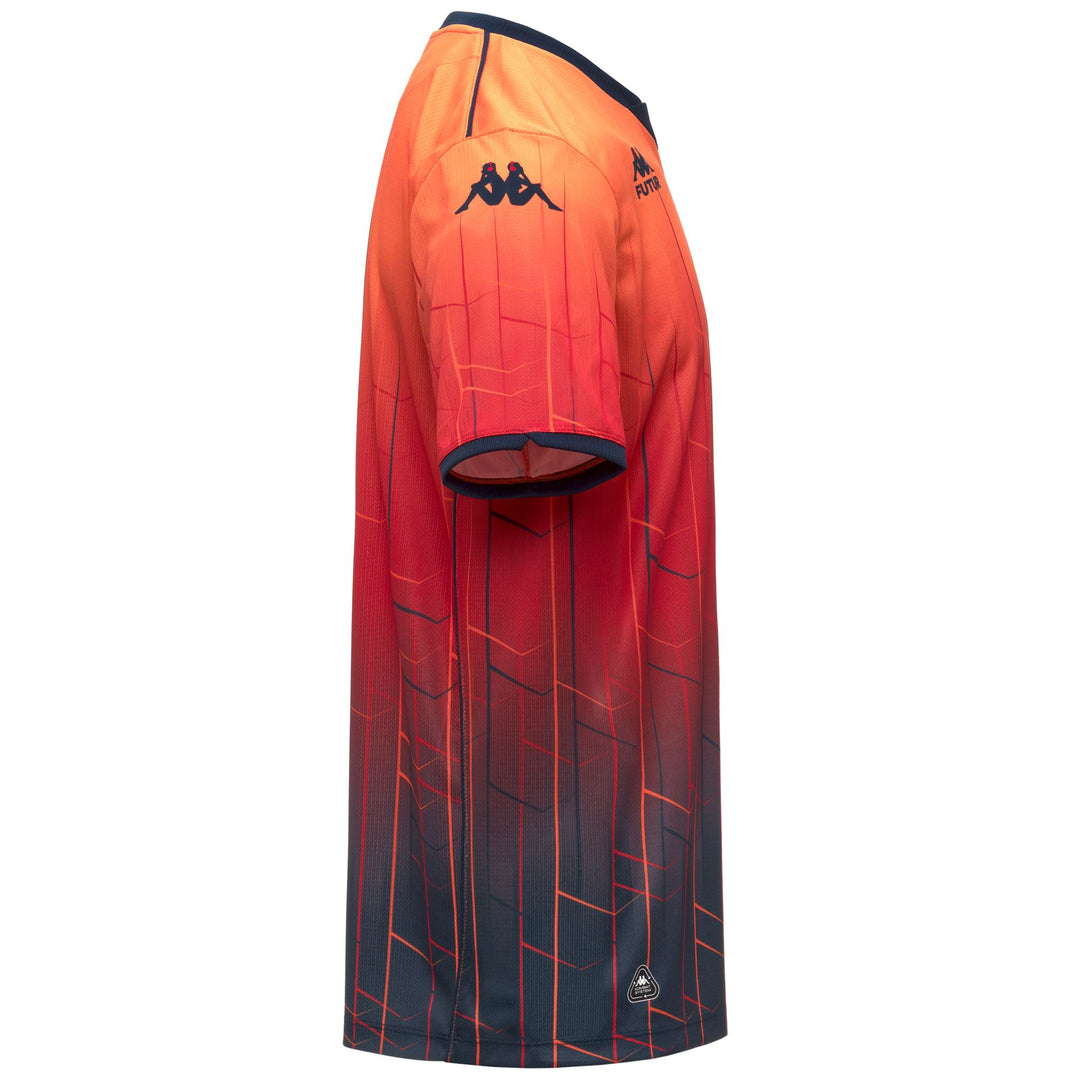 Red Men's Genoa Fourth Football Slim Fit Short Sleeve Shirt main