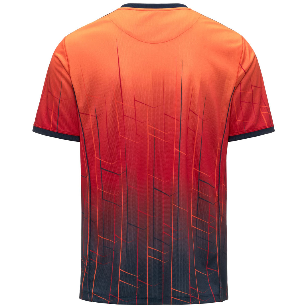 Maillot de football unisexe rouge du Genoa en tissu recyclé main