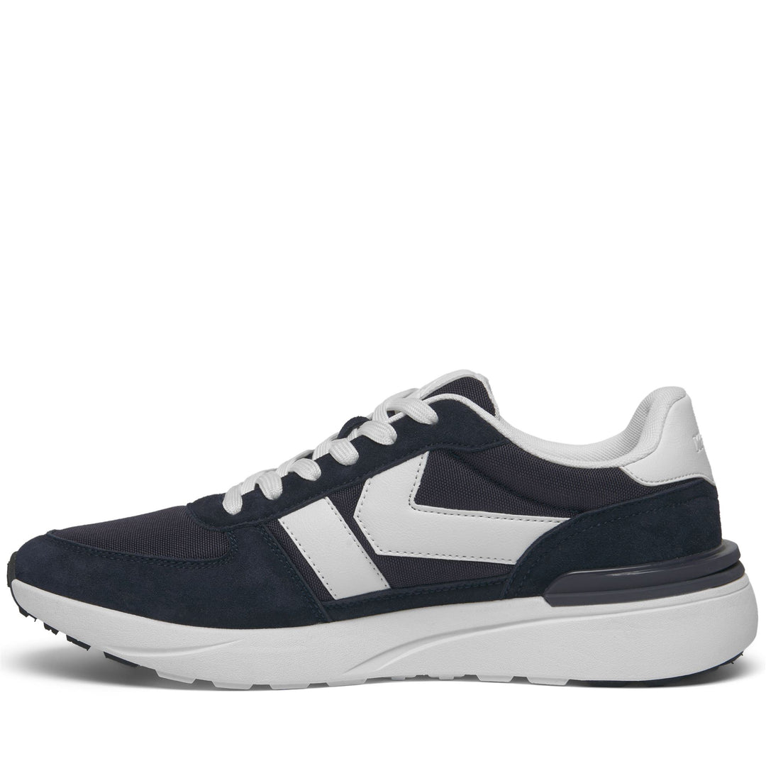 Zapatillas bajas unisex azules con plantillas de espuma viscoelástica. main