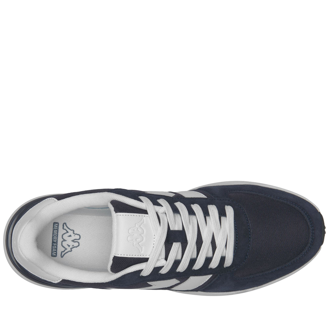 Zapatillas bajas unisex azules con plantillas de espuma viscoelástica. main