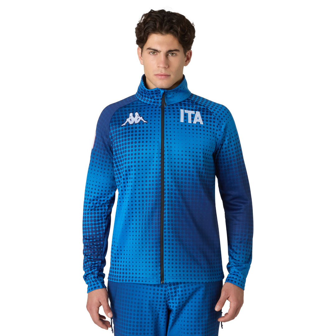 Blue Unisex Functional Fleece Sweater 01