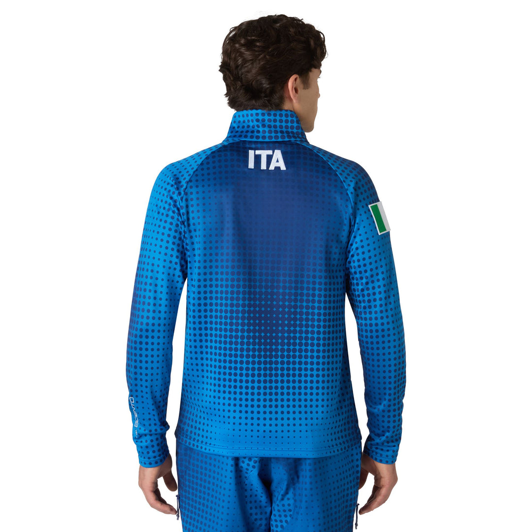 Blue Unisex Functional Fleece Sweater main