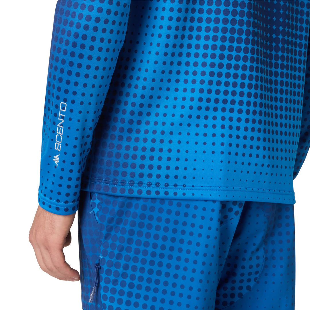 Blue Unisex Functional Fleece Sweater main