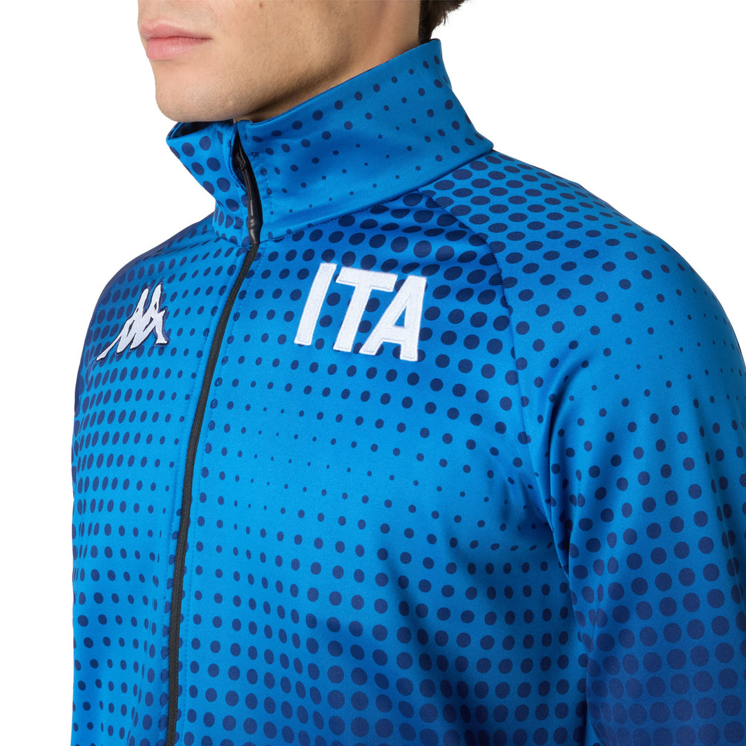 Blue Unisex Functional Fleece Sweater main