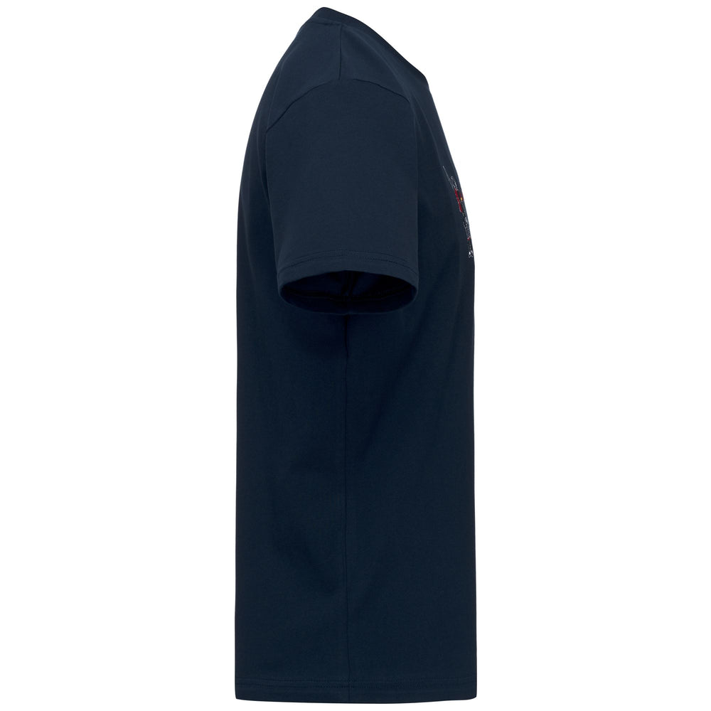 ALLERYS TACCHETTEE GENOA - T-Shirts & Top - T-Shirt - Man - Blue Dk 02