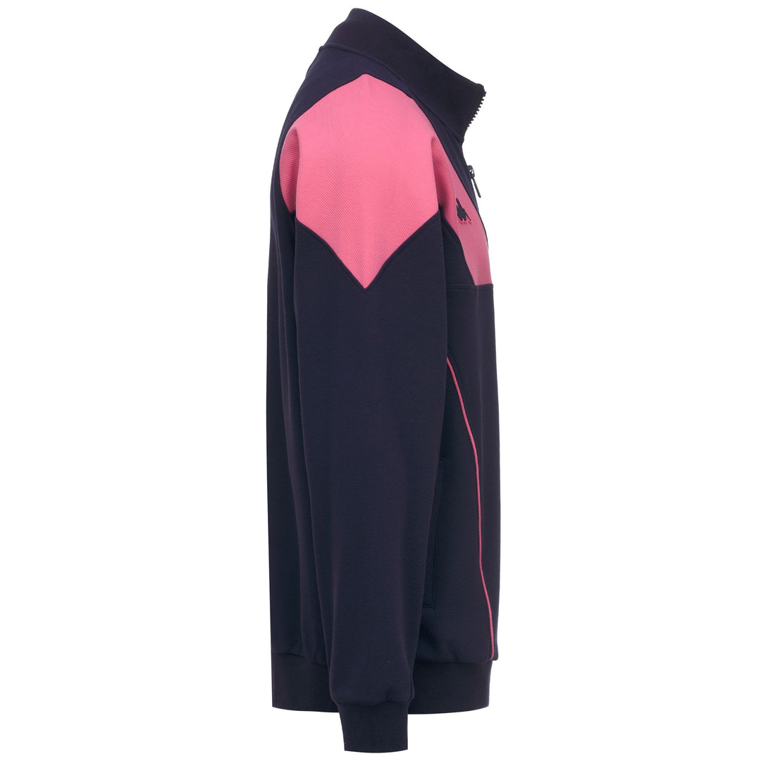 VALDAR SFP - Fleece - Jacket - Man - Blue Marine-Pink Fandango main