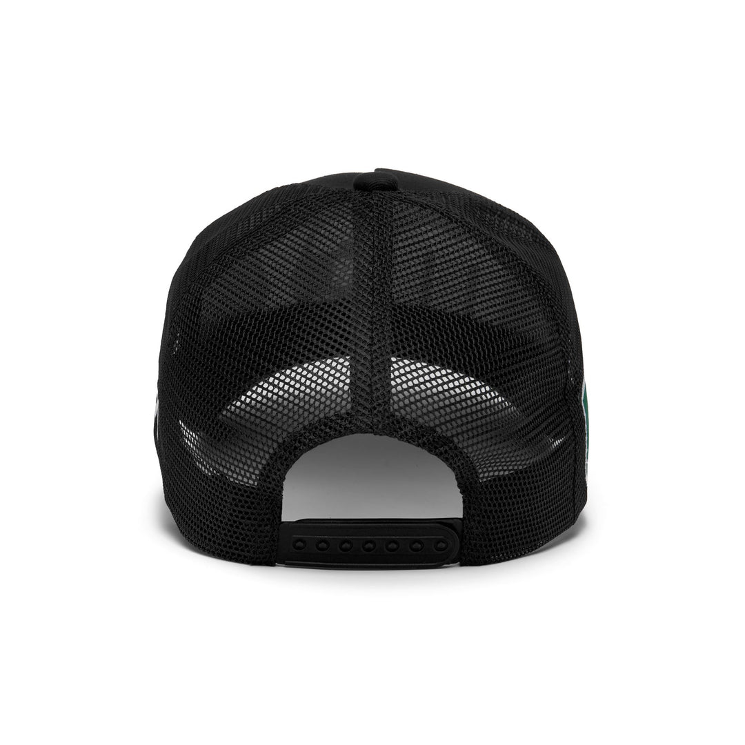 Gorra de esquí unisex negra de malla de poliéster main