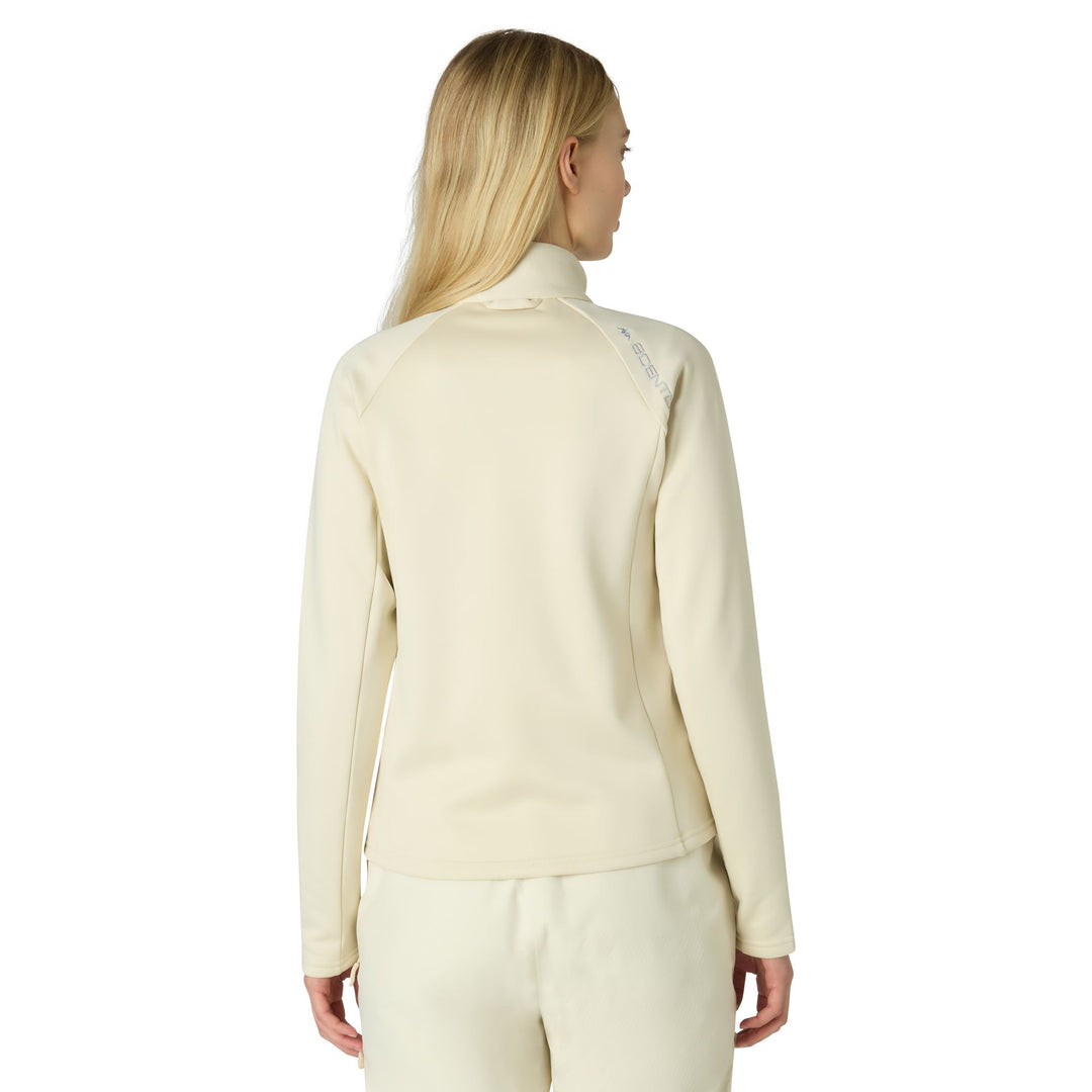 Beige Women's Slim Fit Functional Fleece Jumper main