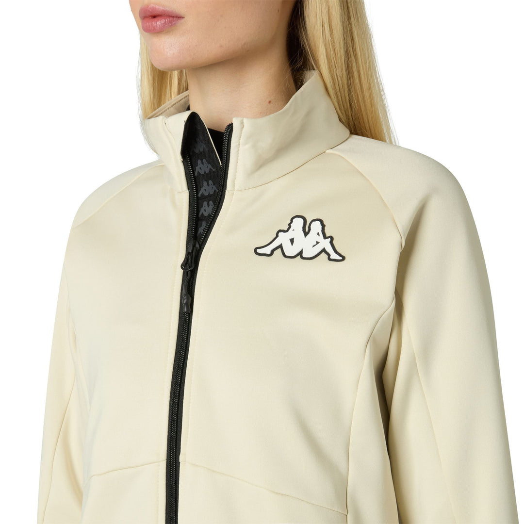 Beige Women's Slim Fit Functional Fleece Jumper main