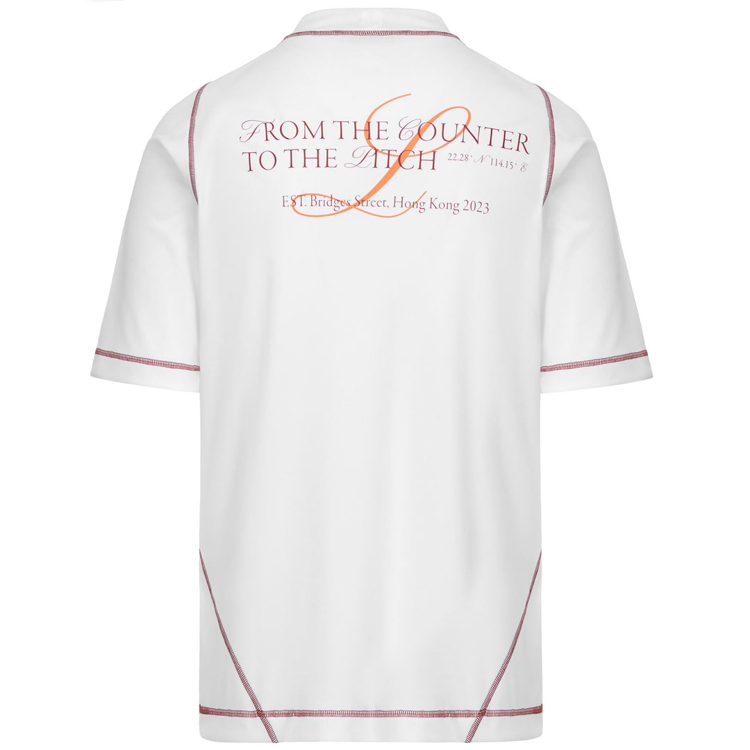 AUTHENTIC LEWIN BAR LEONE - Active Jerseys - T-Shirt - Man - White-RED SAVVY main