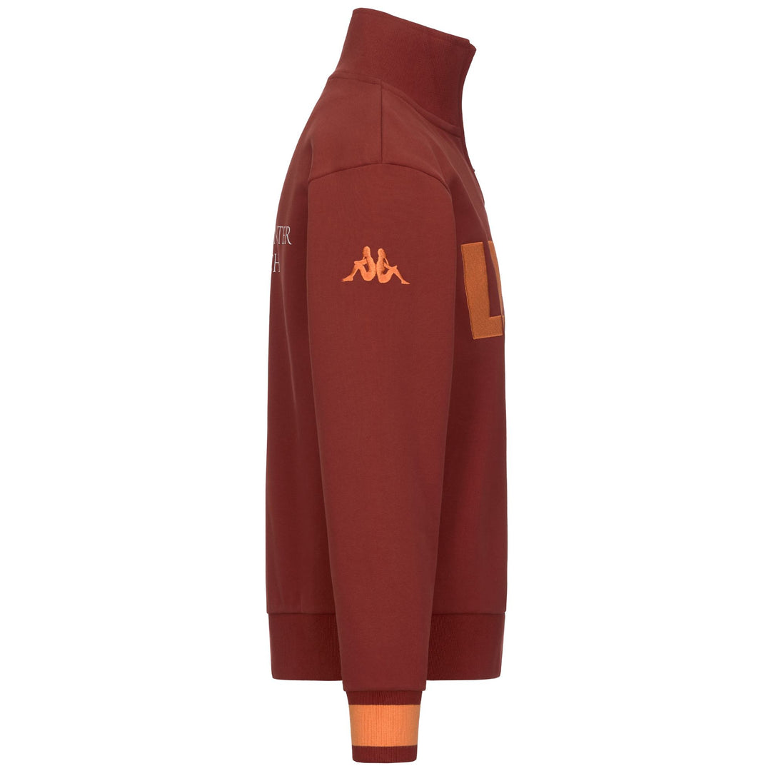 AUTHENTIC LEYTON BAR LEONE - Fleece - Jumper - Man - RED SAVVY-Orange Red main