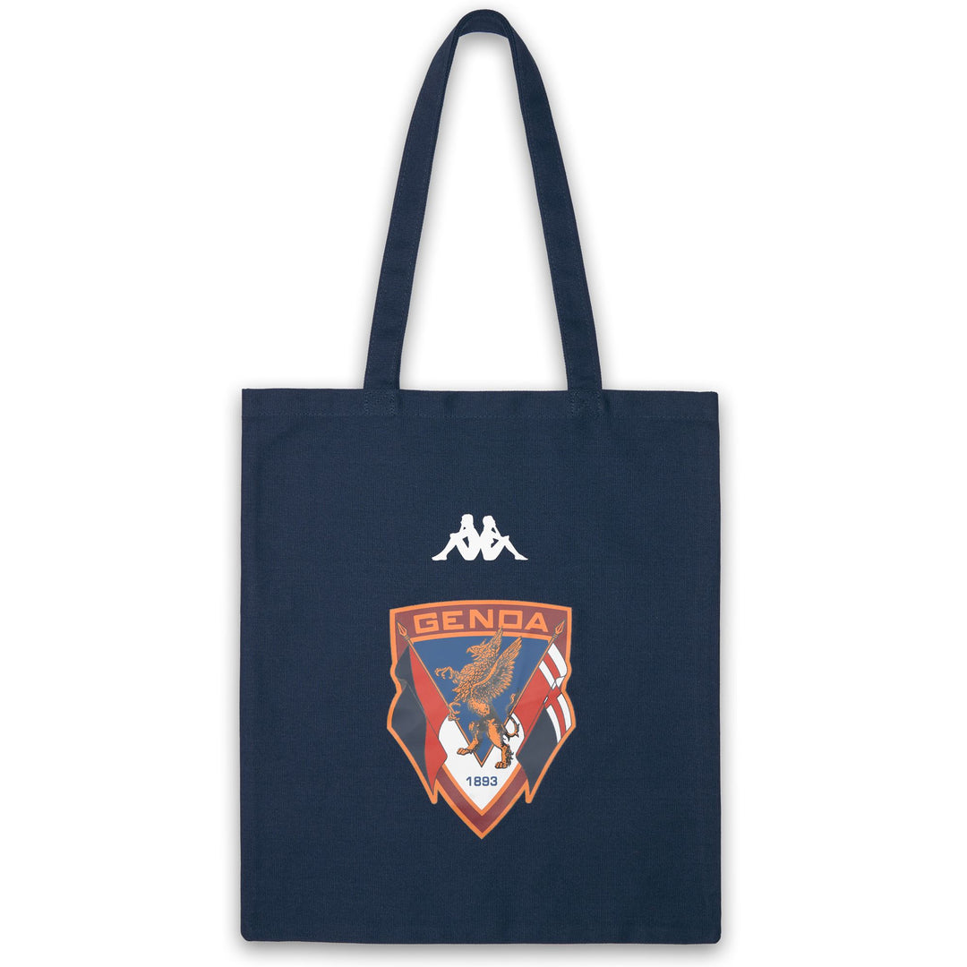 Sac fourre-tout unisexe bleu en tissu de coton 01