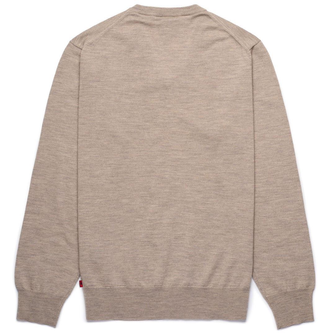 Beige Brown Men's Classic Wool Pullover Knitwear main