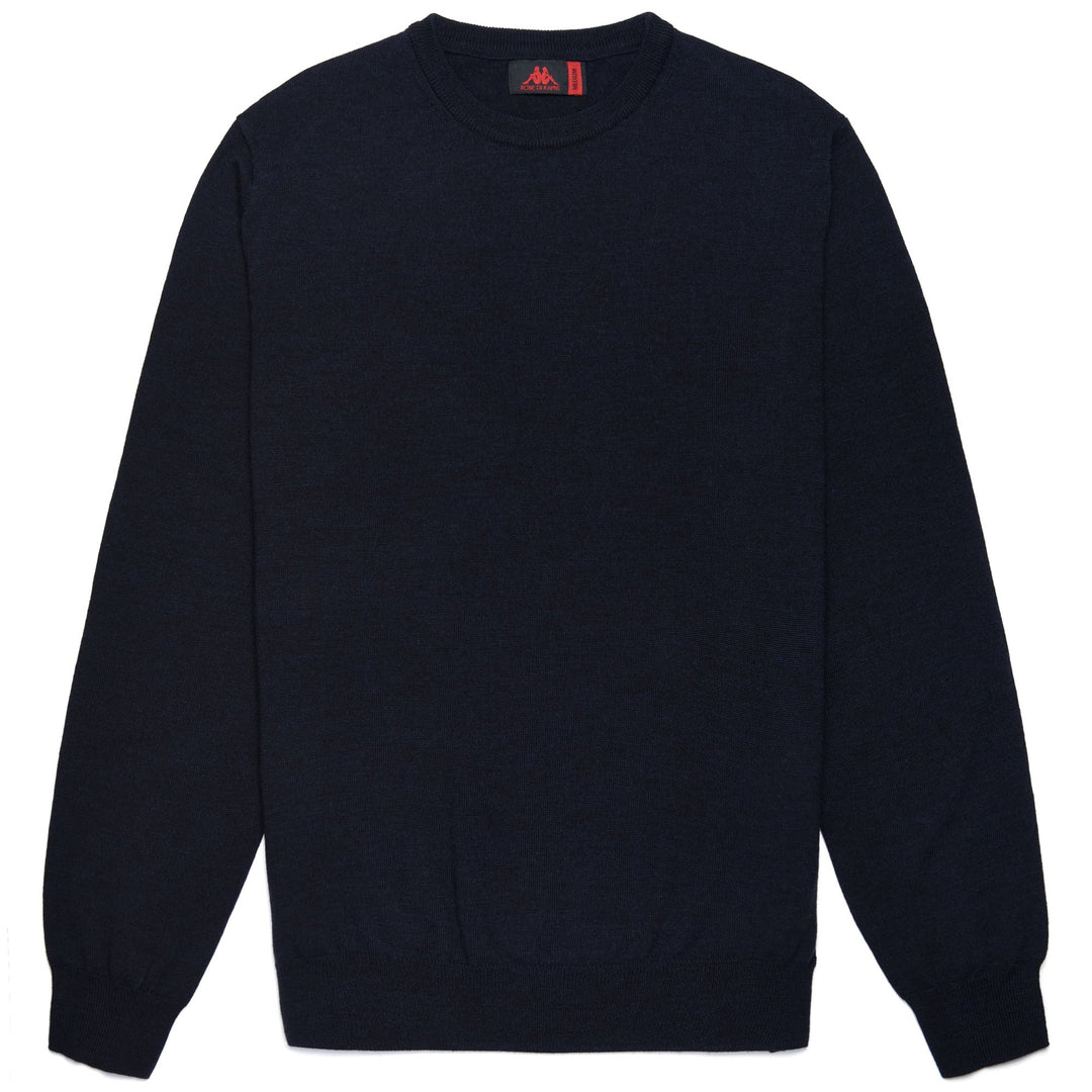 Blue Men's Classic Fit Merino Wool Pullover 01