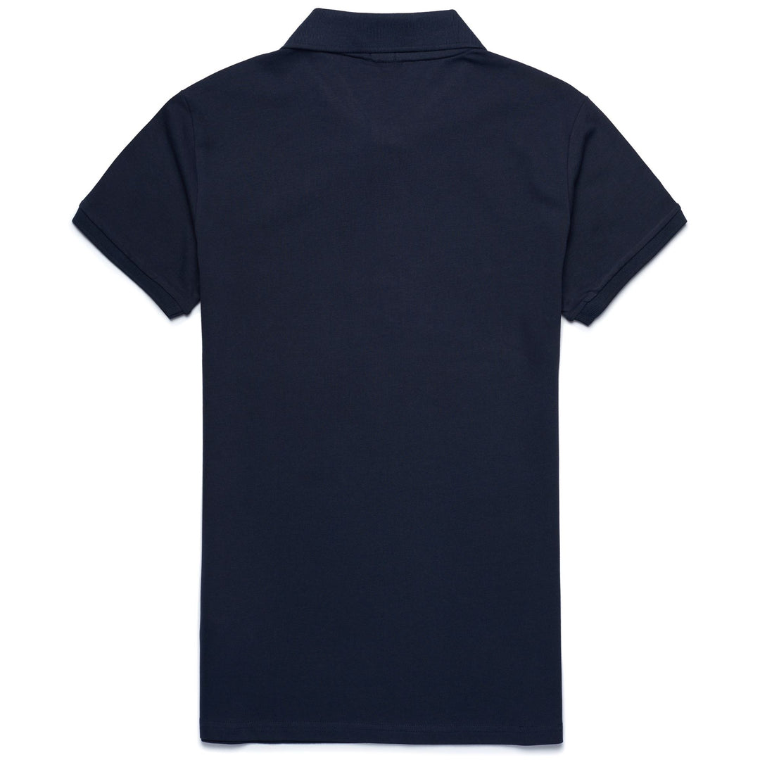 Polo clásico de algodón elástico azul marino para hombre main
