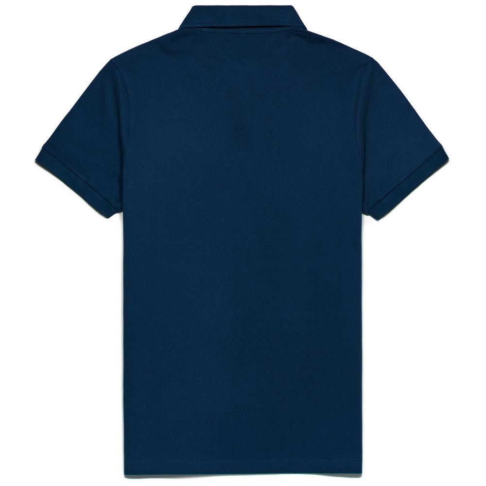 Ocean Blue Men's Classic Cotton Polo Shirt with Slim Fit 02
