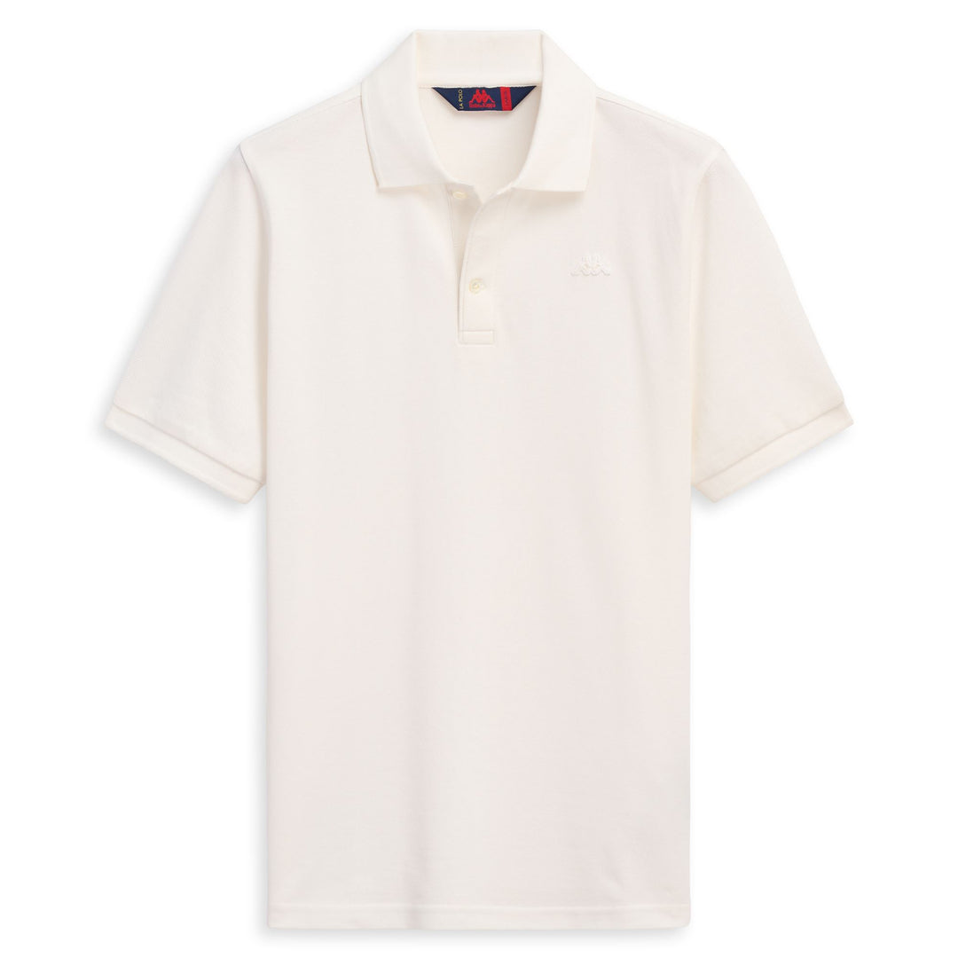 Polo blanc pour homme, coupe ajustée, en coton décontracté 01