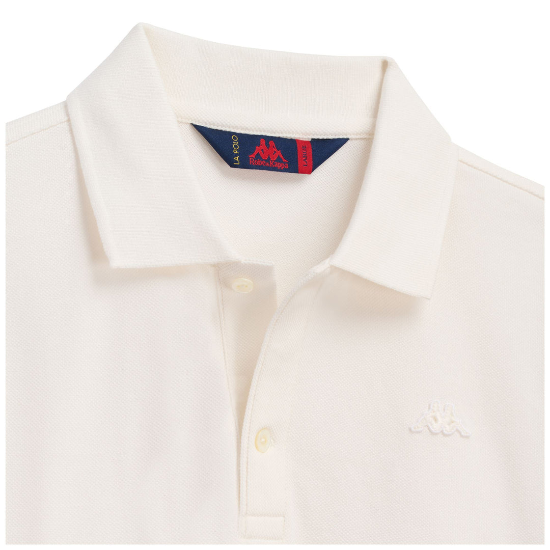 Polo blanc pour homme, coupe ajustée, en coton décontracté main