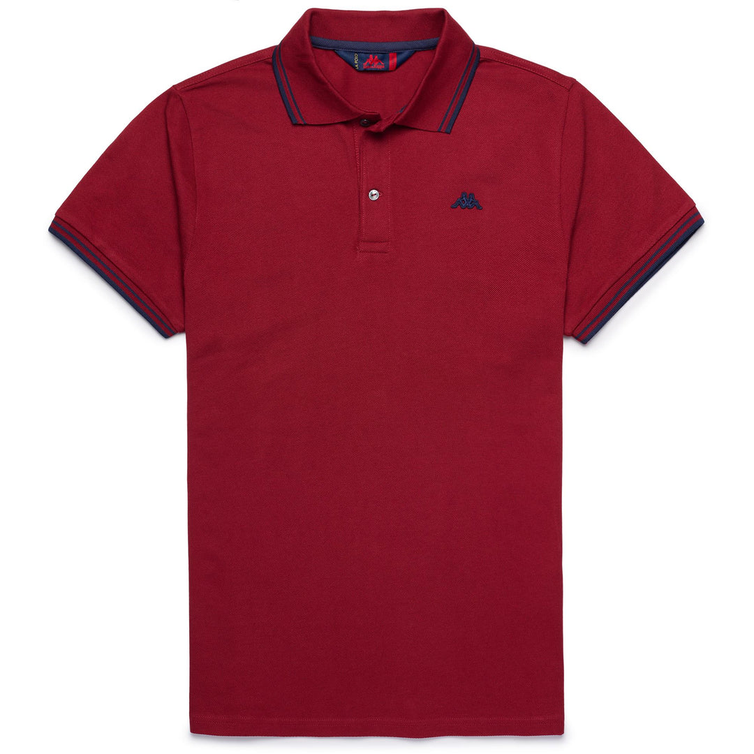 Red Men's Classic Cotton Polo Shirt with Slim Fit main