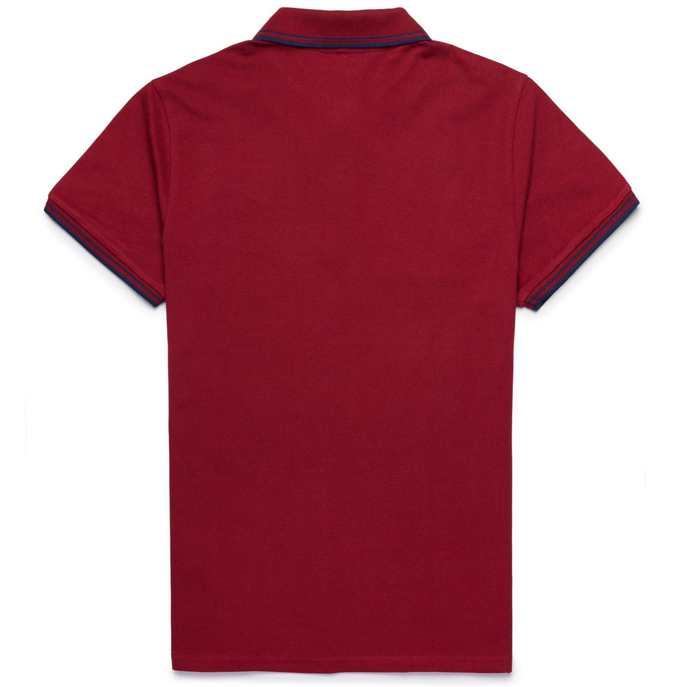 Red Men's Classic Cotton Polo Shirt with Slim Fit 02