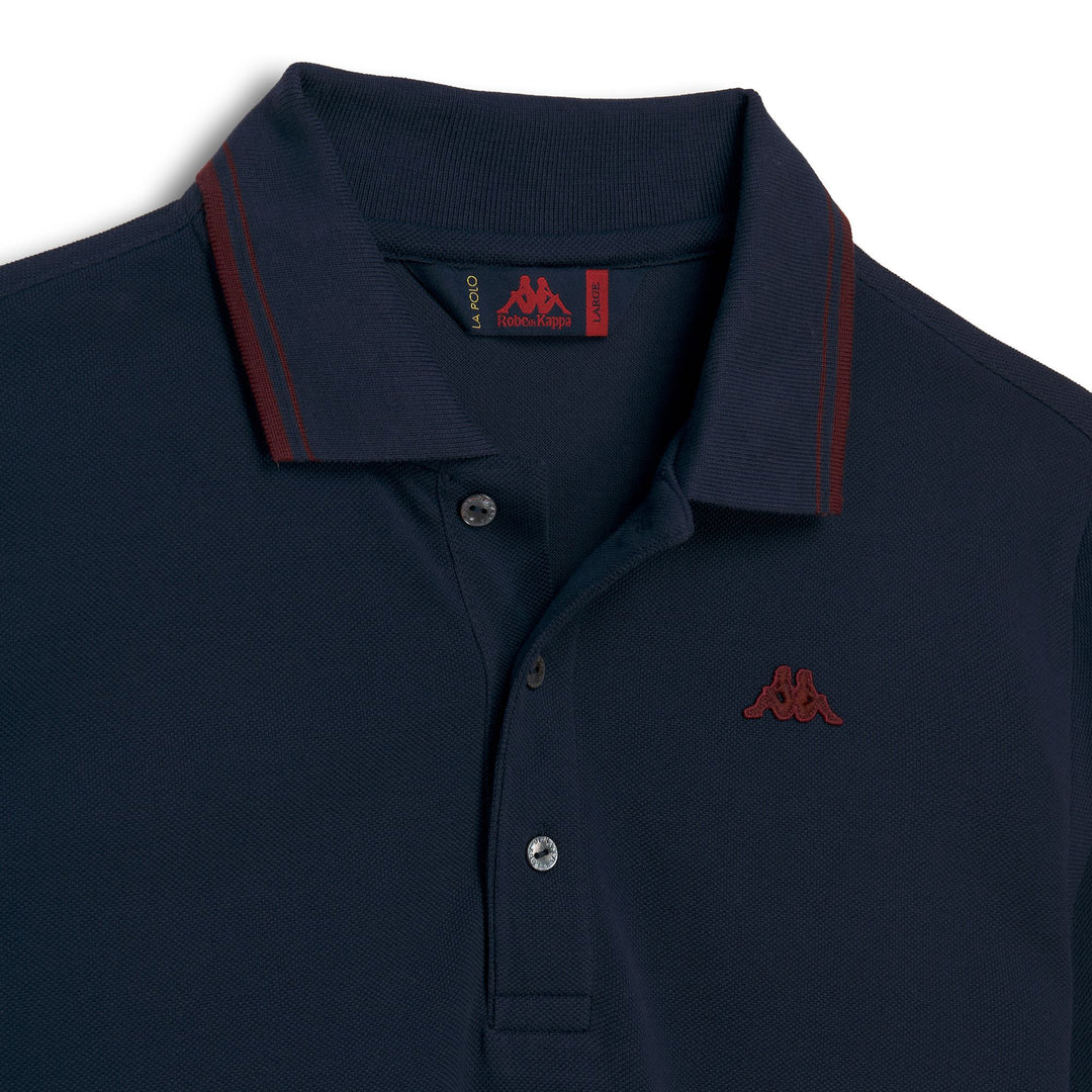 Blue Iris Men's Slim Fit Casual Long Sleeve Polo Shirt main