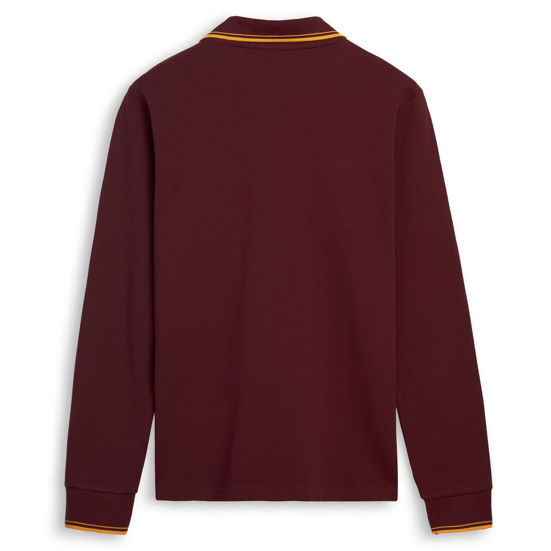 Red Men's Slim Fit Polo Shirt in Cotton main