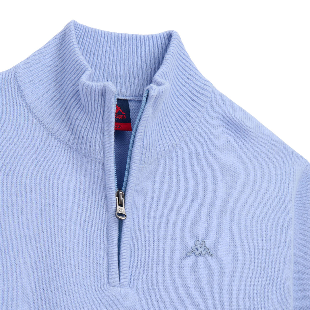 Azure blue Men's Knitwear Pullover in Lambswool Blend main