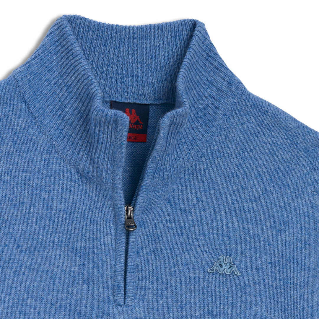 Blue Men's Classic Fit Wool Pullover Sweater main